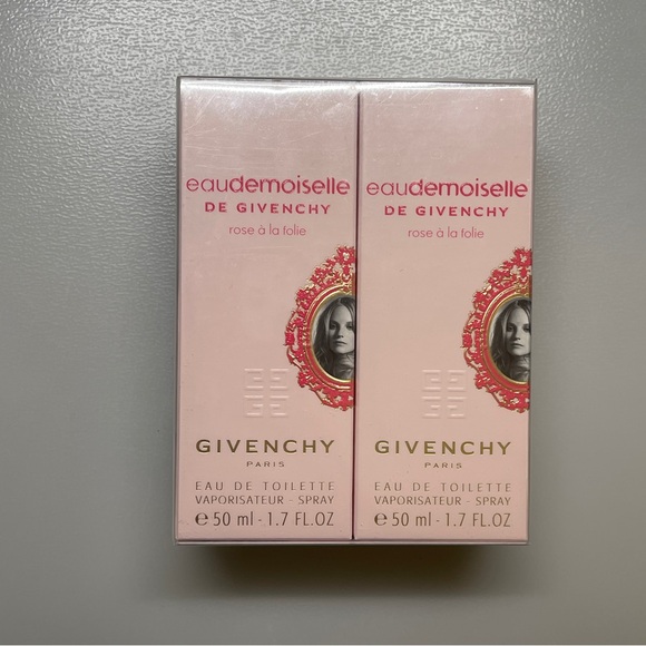 🆕 Givenchy Eau Demoiselle Rose A La Folie EDT 50 ML*2 fragrance perfume SEALED - Picture 3 of 5